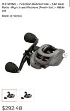 13 Fishing Inception Baitcasting Reel