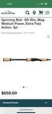 G. Loomis NRX+ Spin Jig Spinning Rod